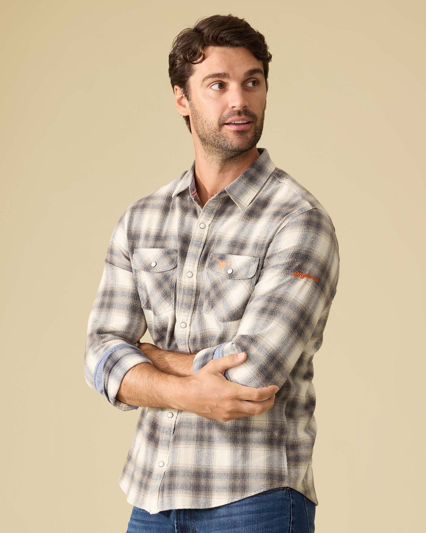 TEXAS ALMA VINTAGE WASHED FLANNEL SHIRT