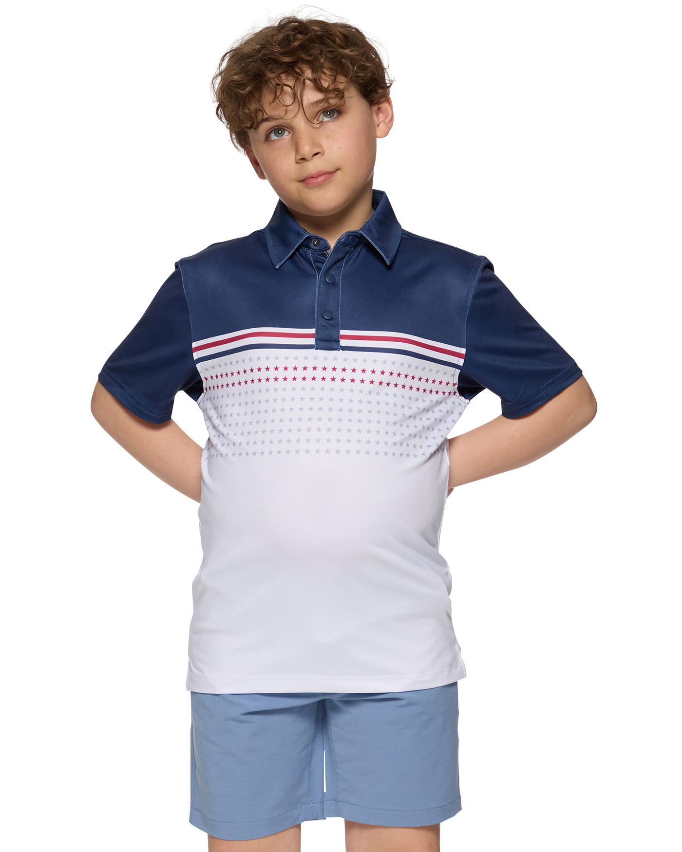 BOYS BANNER PERFORMANCE POLO