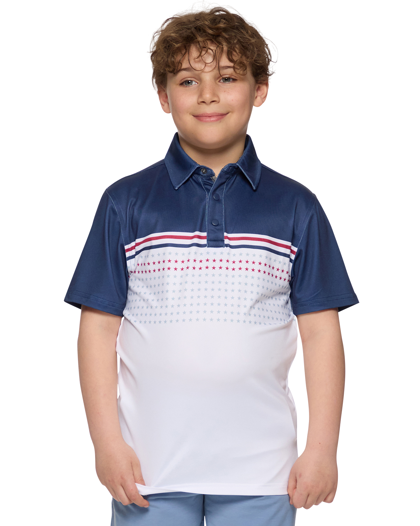 BOYS BANNER PERFORMANCE POLO