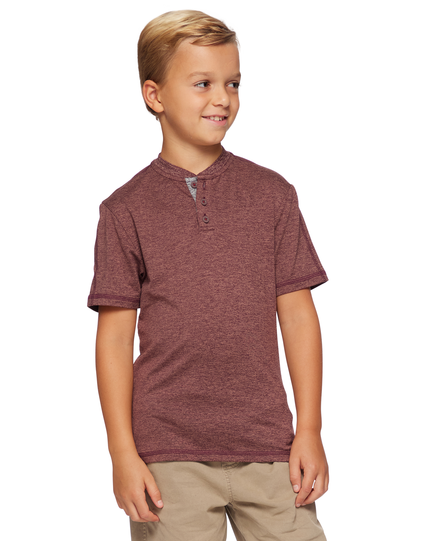BOYS ALL-DAY STRETCH HENLEY