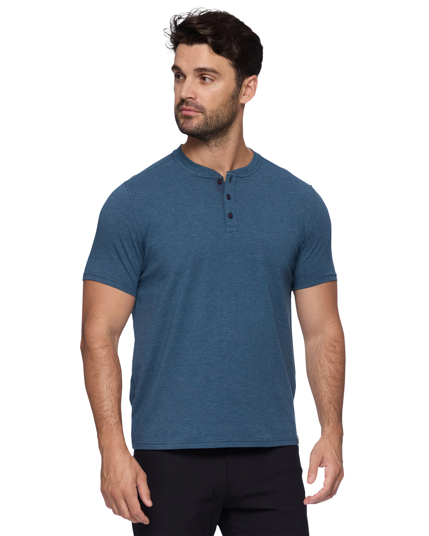 ESSENTIAL STRETCH COMFORT HENLEY