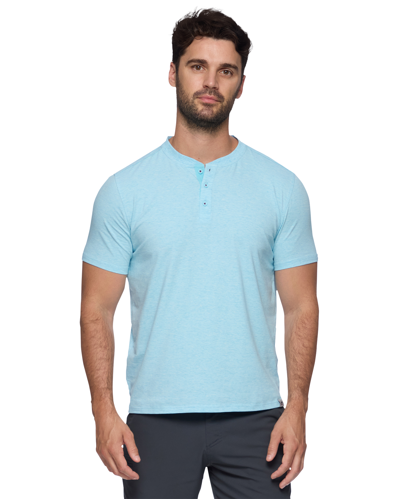 ESSENTIAL STRETCH COMFORT HENLEY