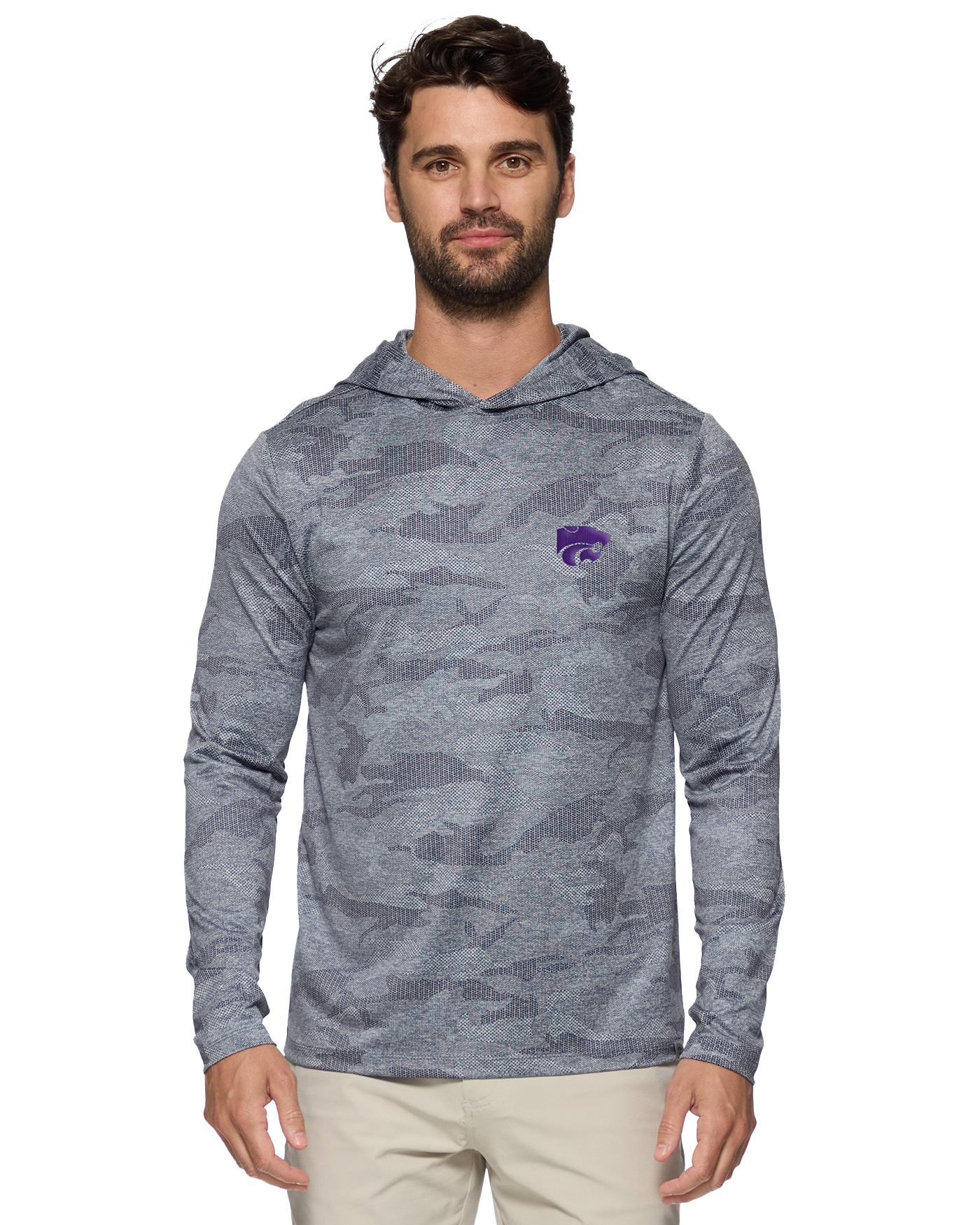 KANSAS STATE MADEFLEX VICTORY PERFORMANCE CAMO HOODIE