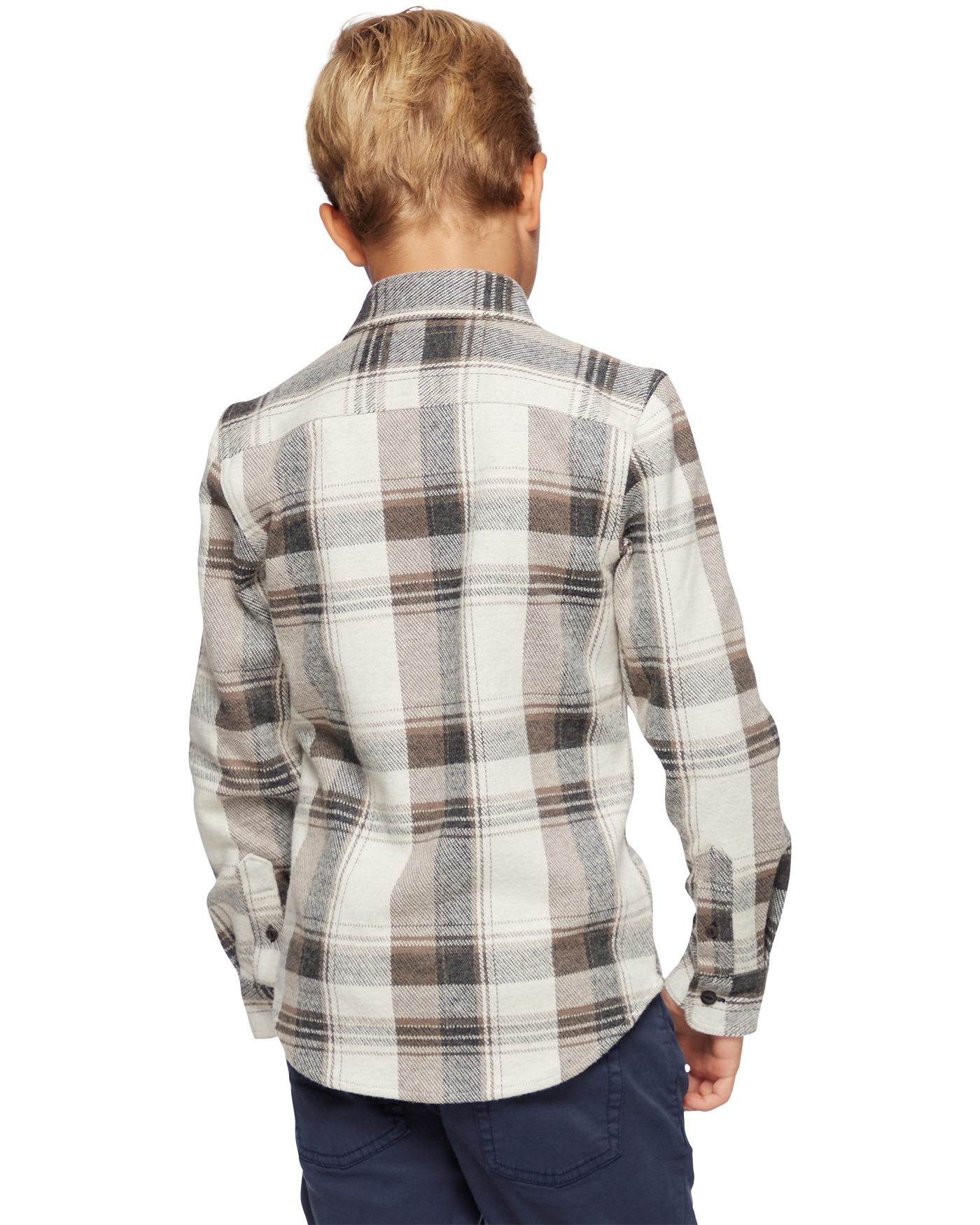BOYS HERO STRETCH FLANNEL SHIRT