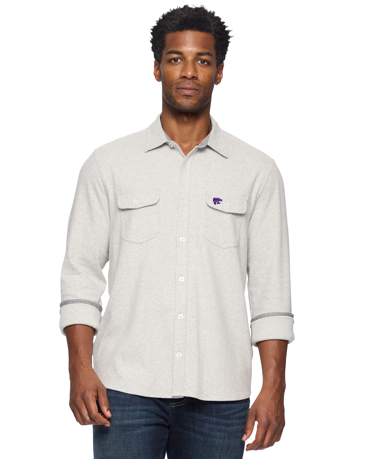 KANSAS STATE HERO STRETCH FLANNEL SHIRT