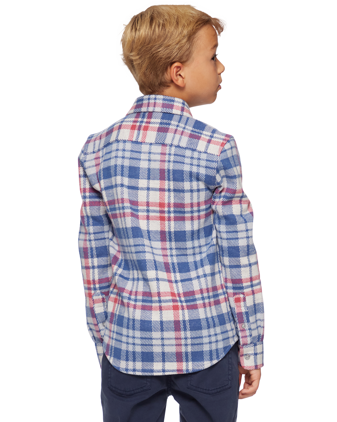 BOYS HERO STRETCH FLANNEL SHIRT