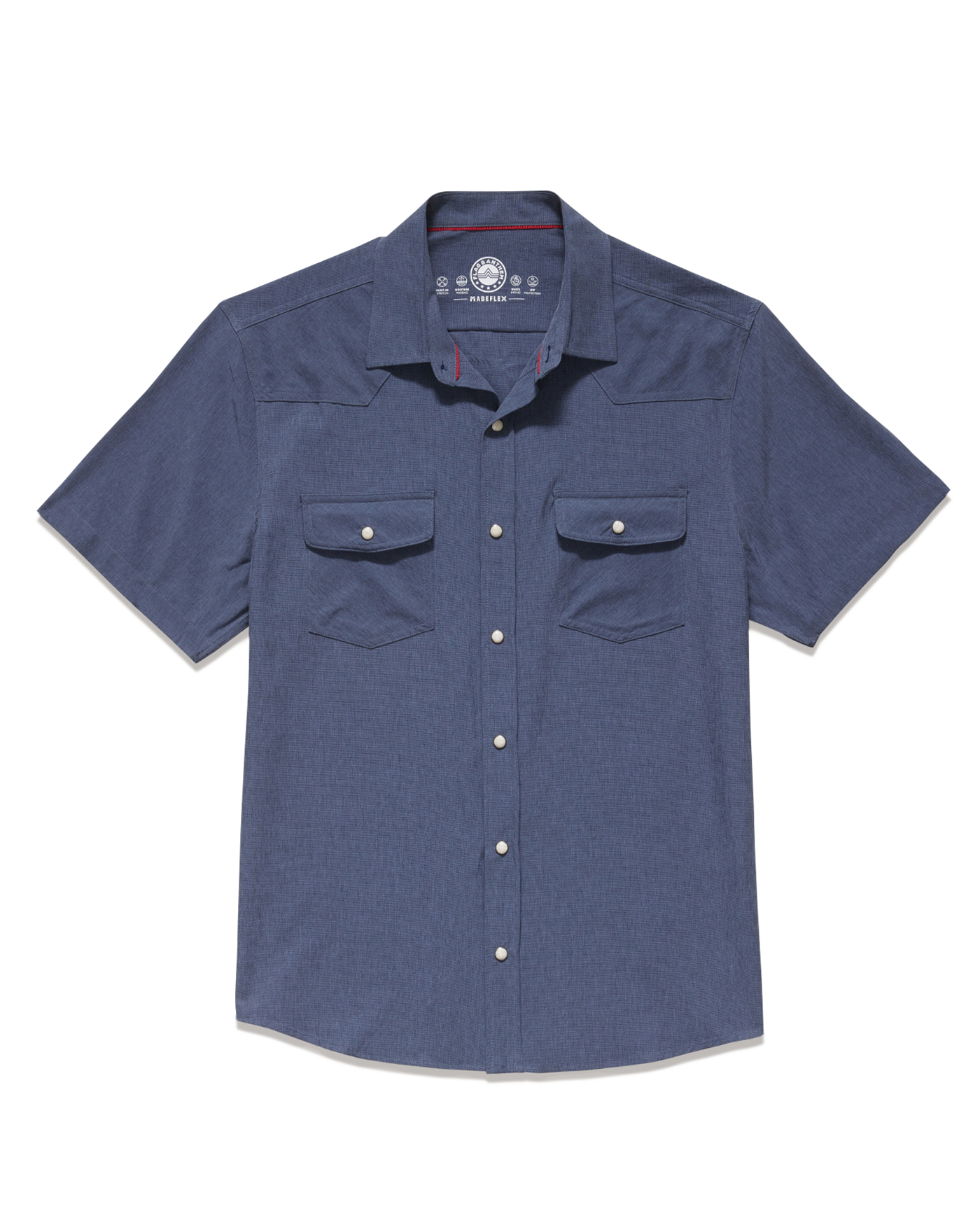 MADEFLEX UPF PERFORMANCE SS WESTERN SHIRT BIG & TALL