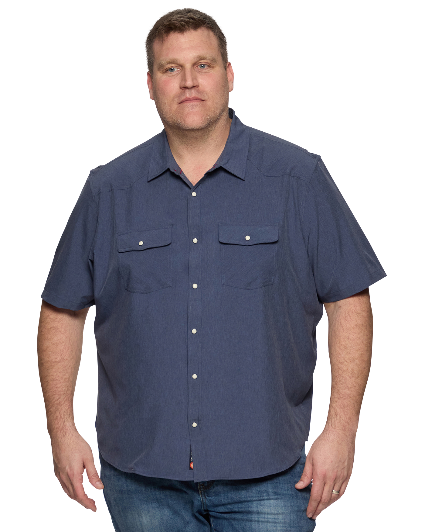 MADEFLEX UPF PERFORMANCE SS WESTERN SHIRT BIG & TALL