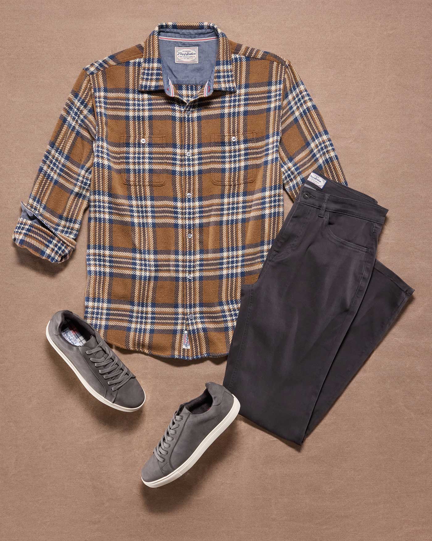 SEABROOK VINTAGE WASHED FLANNEL SHIRT