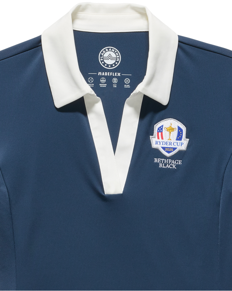WOMEN'S 2025 RYDER CUP BOCA V-NECK PERFORMANCE POLO