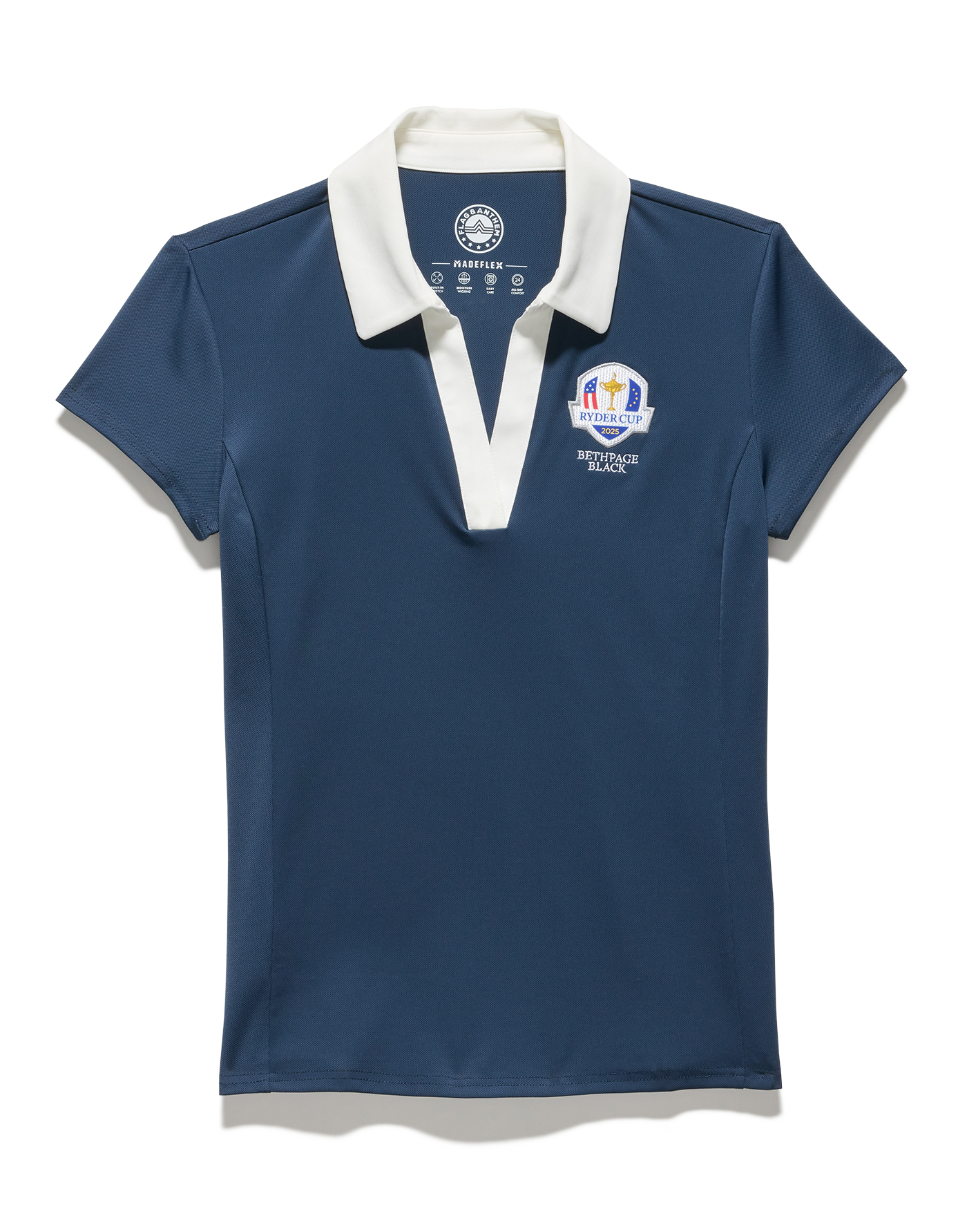 WOMEN'S 2025 RYDER CUP BOCA V-NECK PERFORMANCE POLO