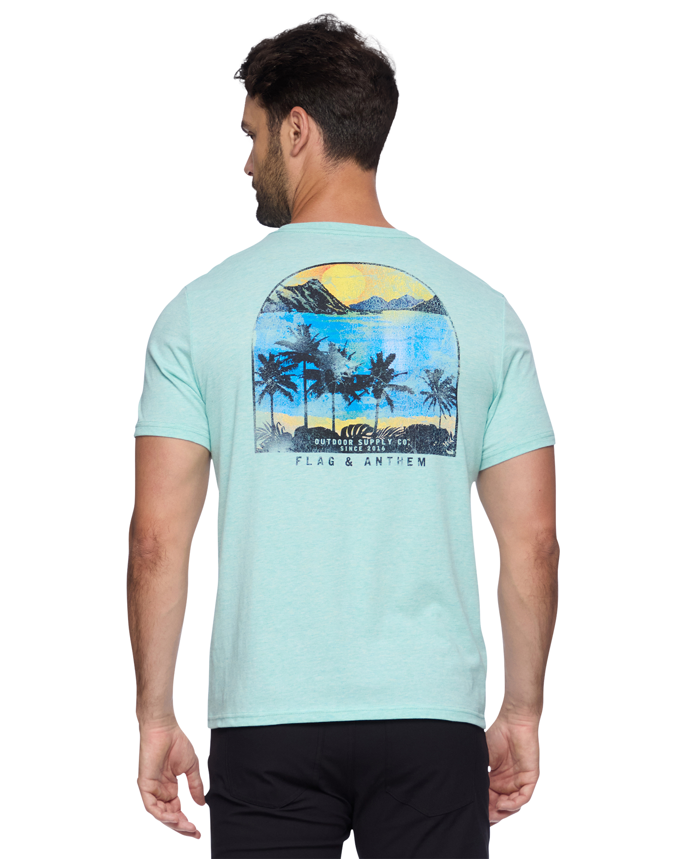 SCENIC PALMS TEE
