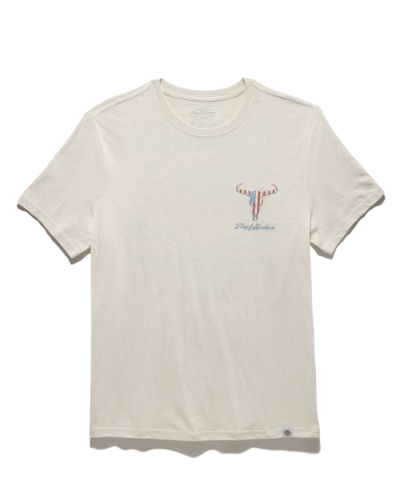 AMERICANA BULL SKULL SLUB TEE