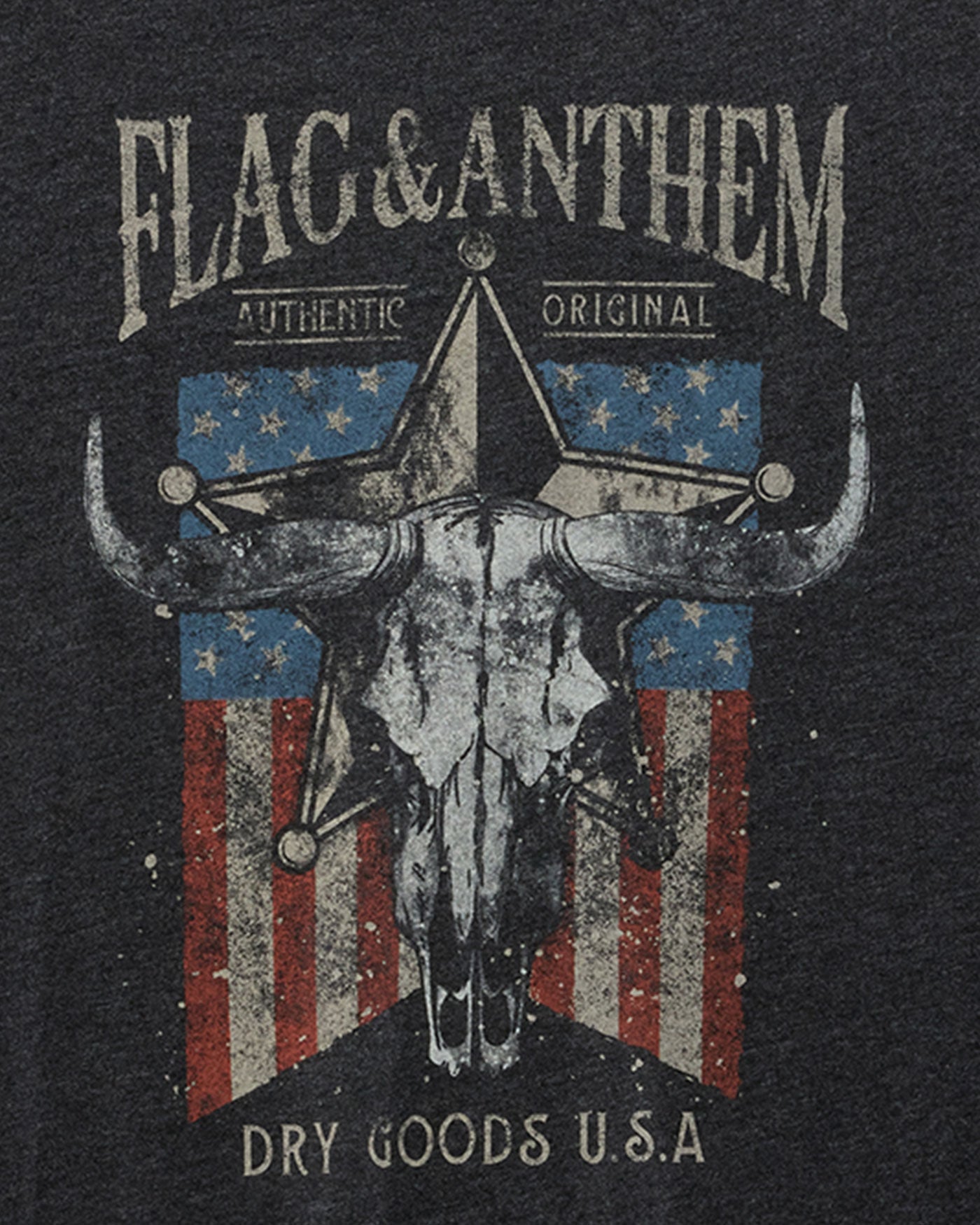 AMERICANA BULL SKULL TEE