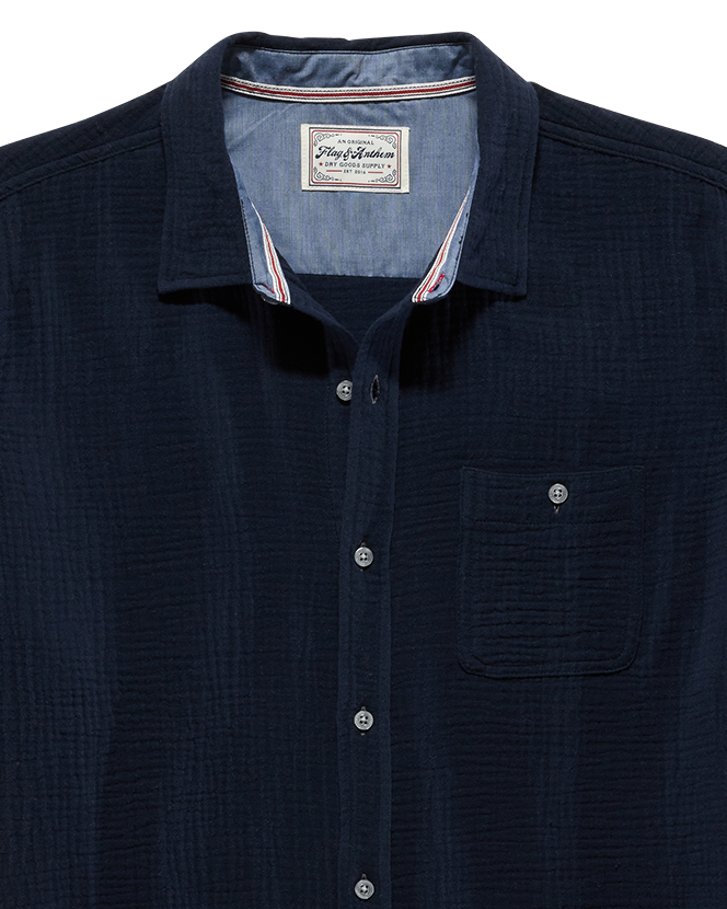 CREWE COTTON GAUZE SHIRT