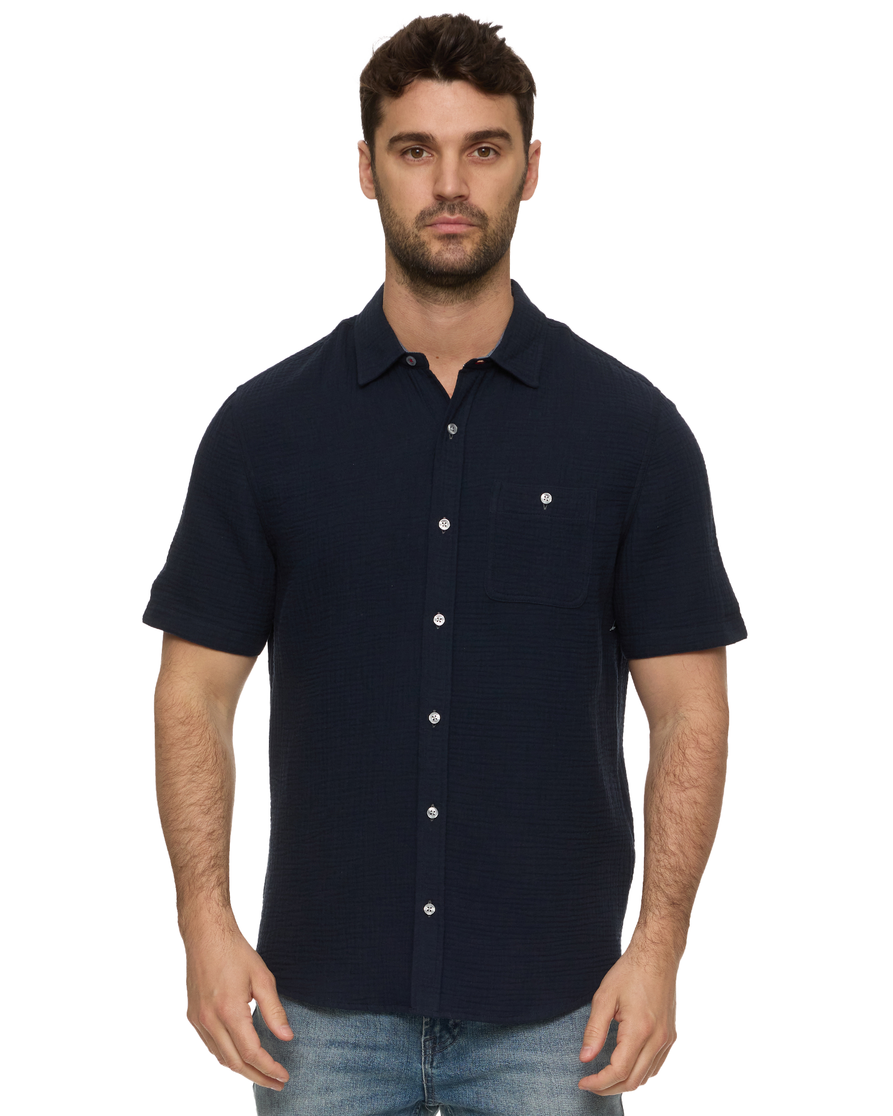 CREWE COTTON GAUZE SHIRT