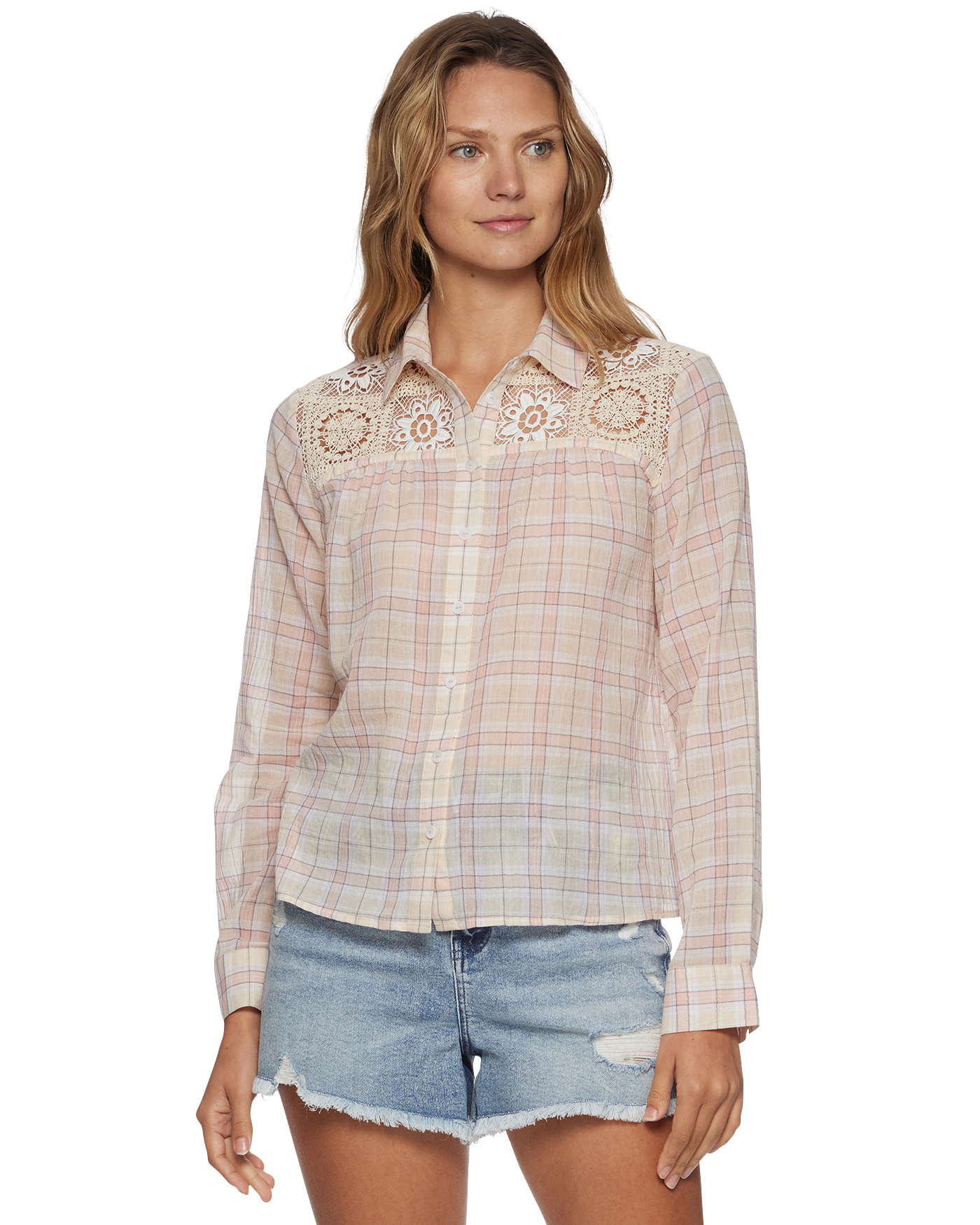 BLOOMSTON CROCHET SHIRT