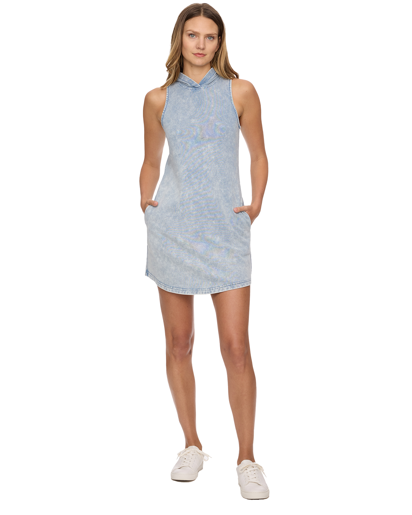 SHIRLEY HOODED MINI DRESS