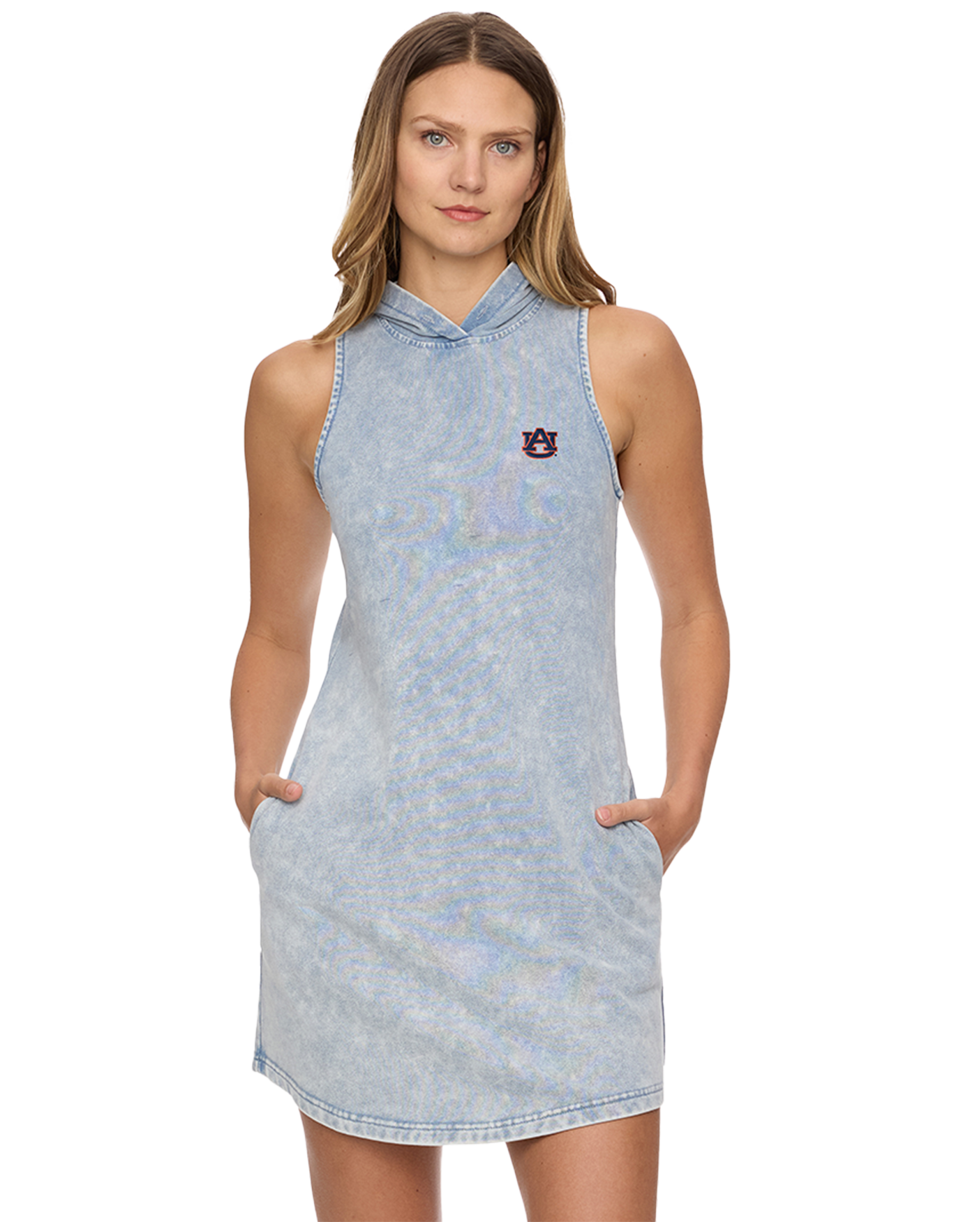 AUBURN SHIRLEY HOODED MINI DRESS