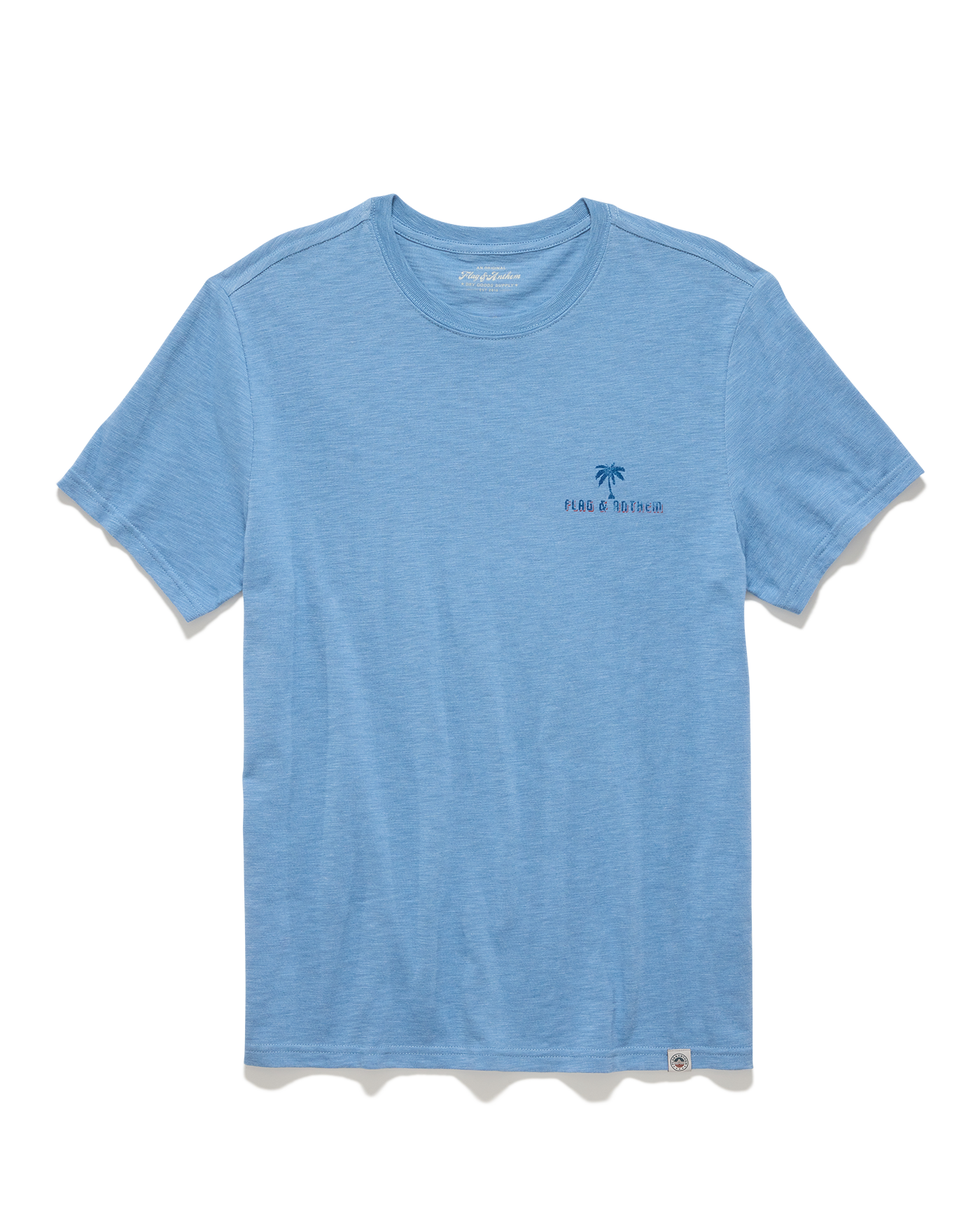 AMERICANA PALM FLAG SLUB TEE