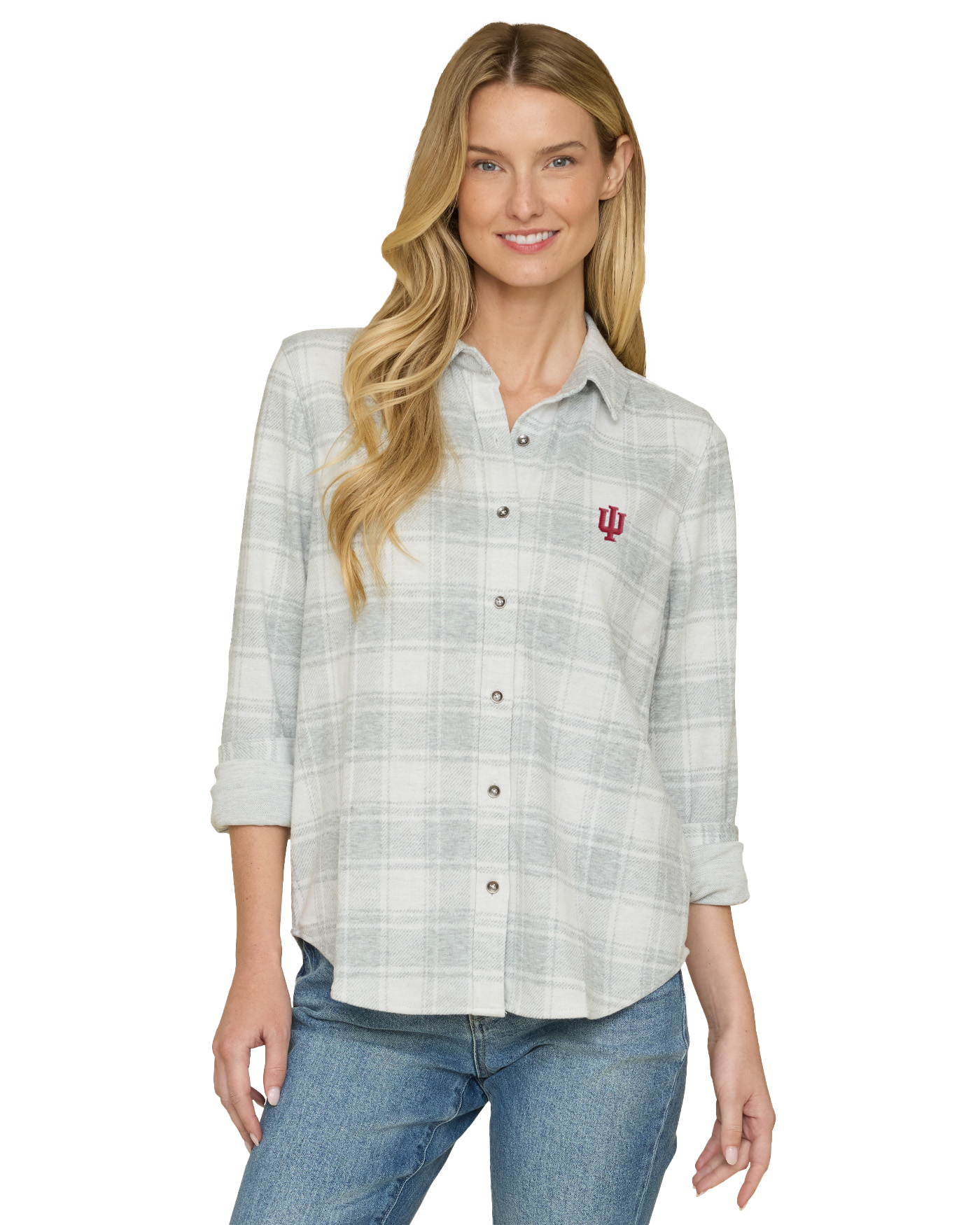 INDIANA WOMEN'S HERO STRETCH FLANNEL SHIRT