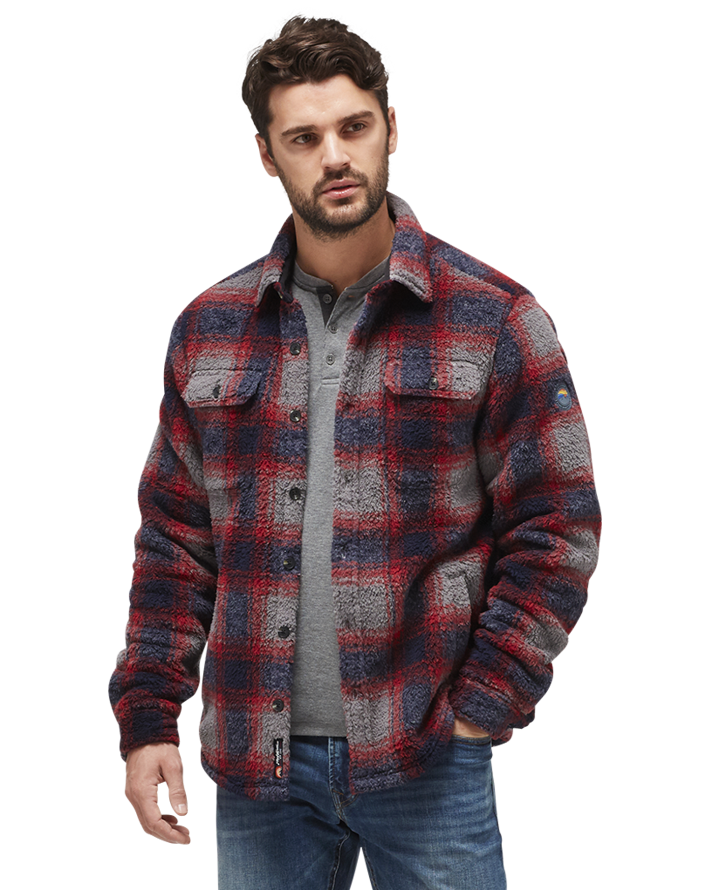 ATOKA SHAGGY SHERPA SHIRT JACKET