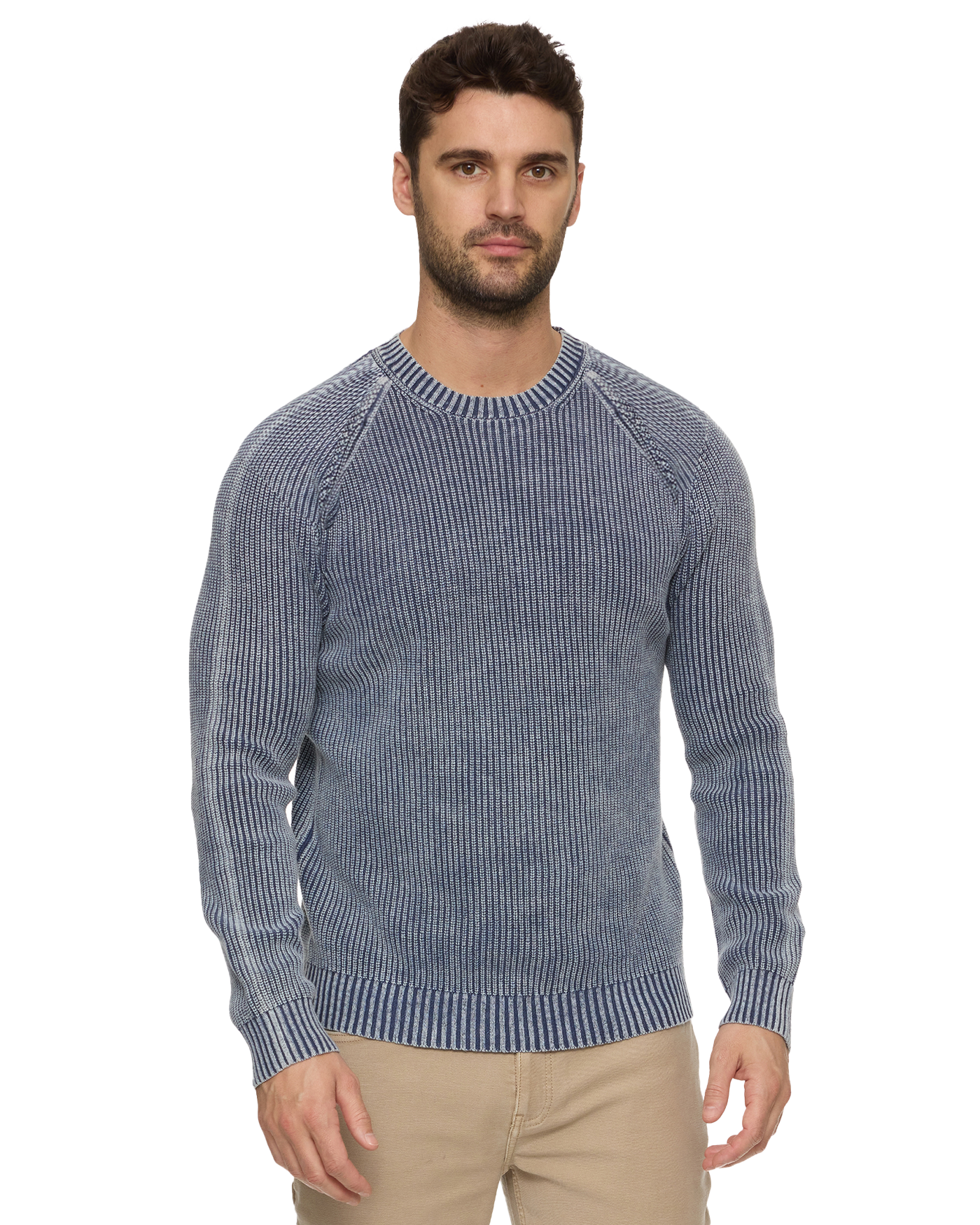 ALAMOSA INDIGO CREWNECK SWEATER