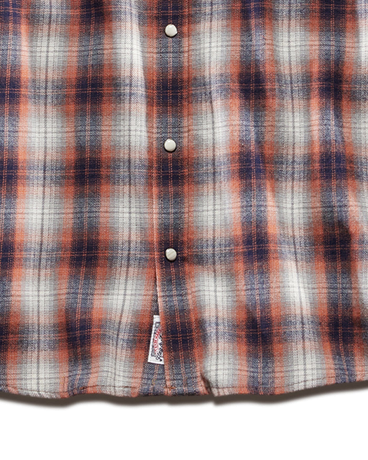 FRANKLIN VINTAGE WASHED WESTERN FLANNEL SHIRT
