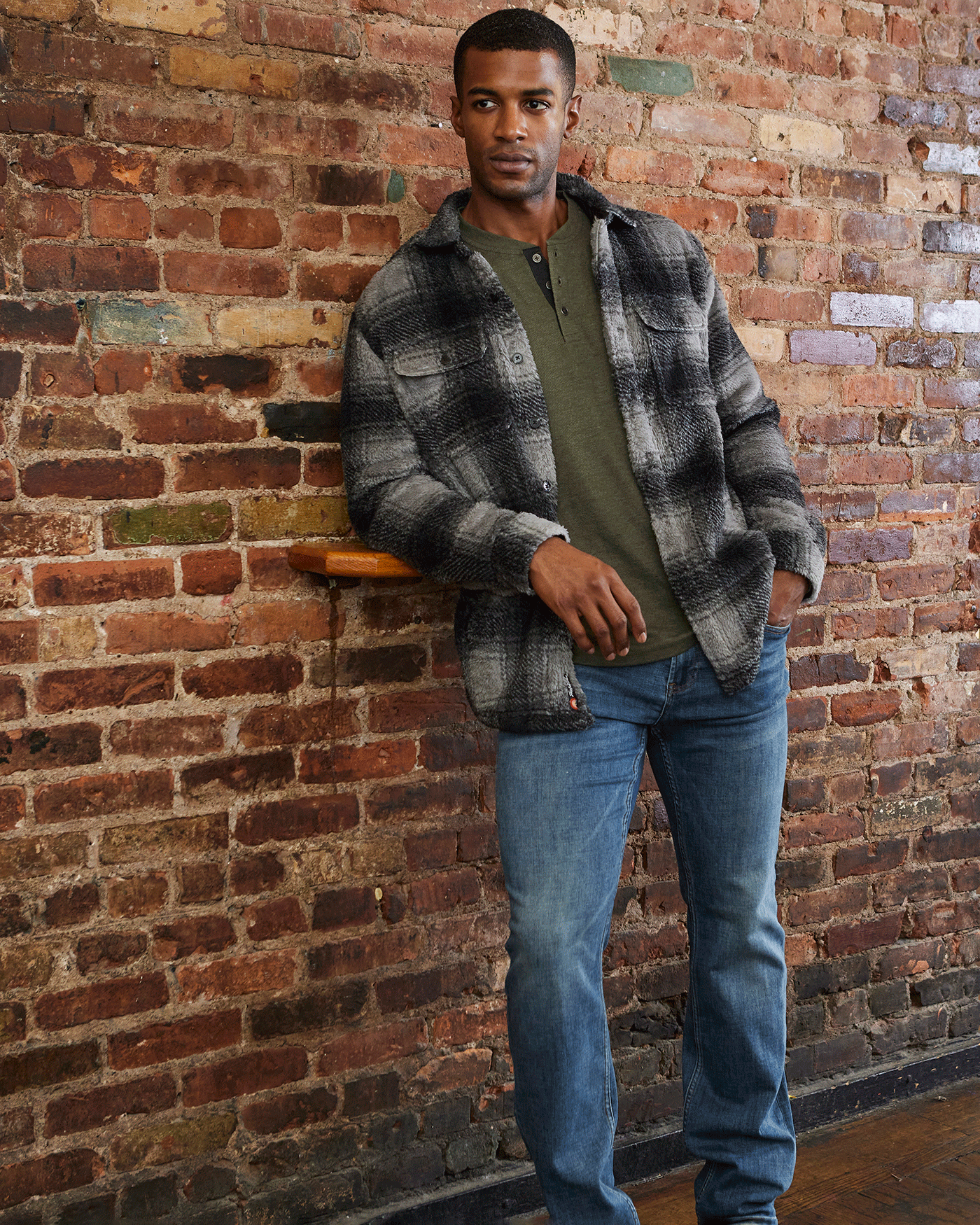 ATOKA SHAGGY SHERPA SHIRT JACKET