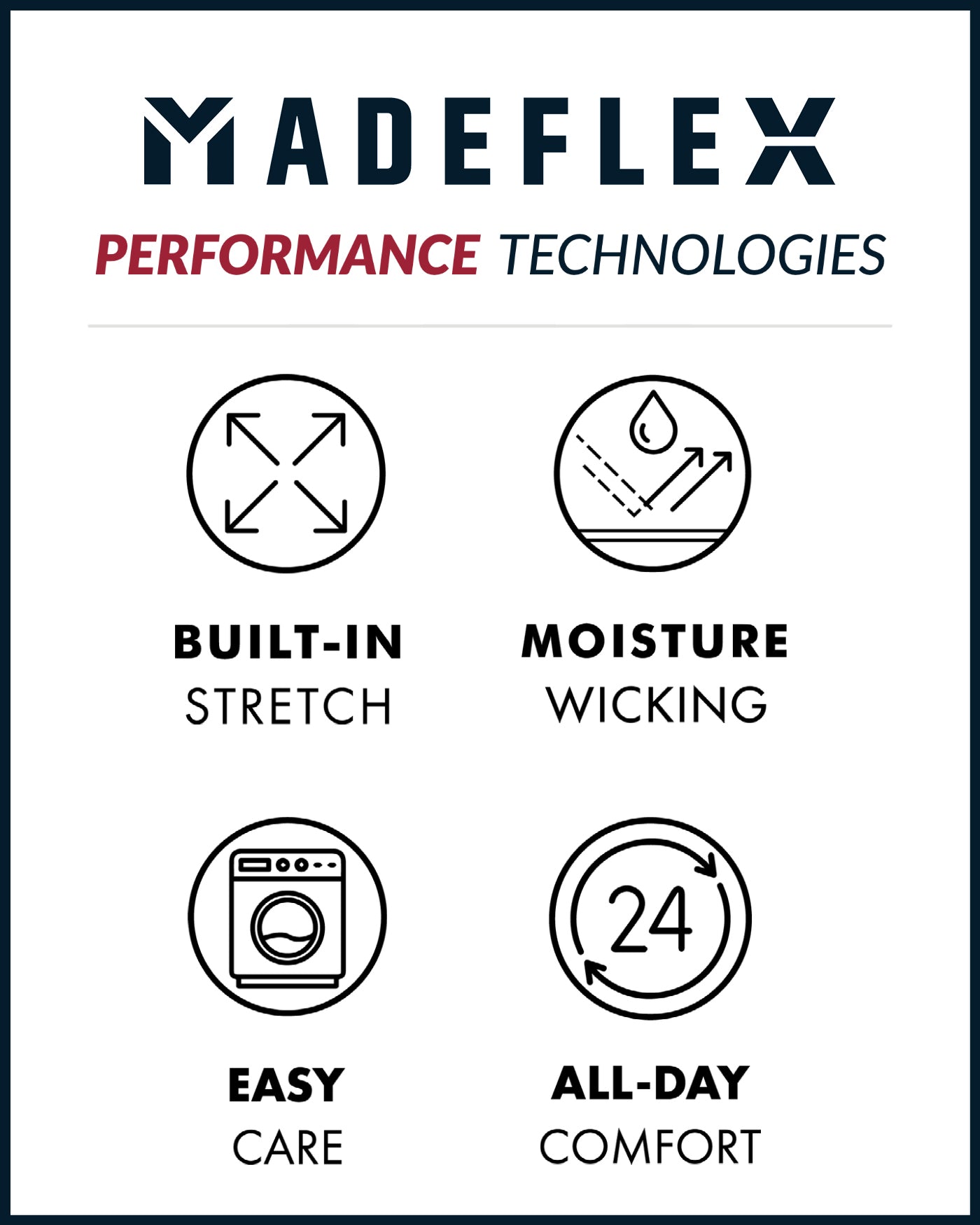 MADEFLEX MOVEMENT SWEATSHORT - 8" INSEAM